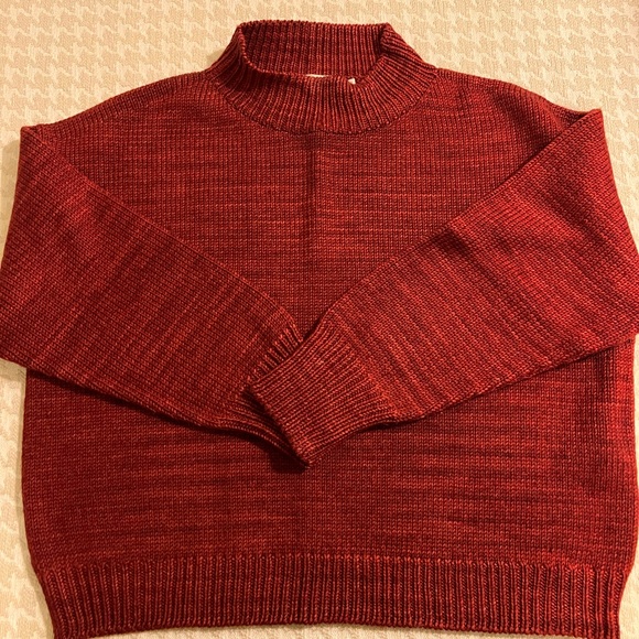 Misha And Puff Sweaters - Misha and puff cranberry drafting mock neck sweater